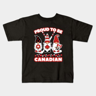 Proud Canadian Gnomes Kids T-Shirt